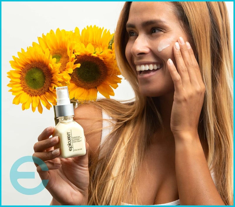 Epicuren Discovery Colostrum Luminous Glow Cream - 4 Fl Oz Hydrating Moisturizer - Image 3
